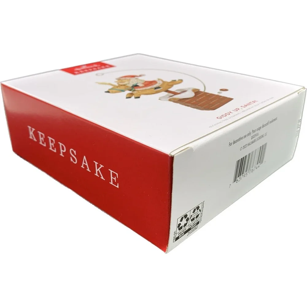 Hallmark GIDDY UP, SANTA! Keepsake Ornament 2022‎ with Motion New in Box